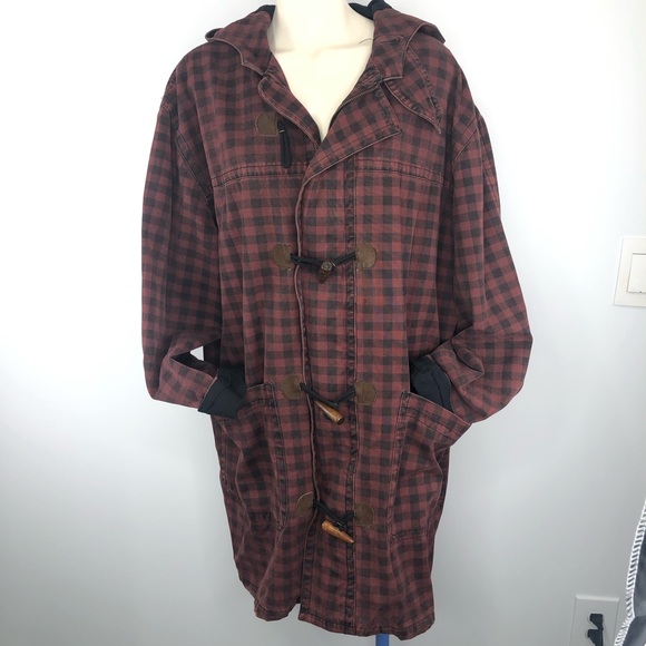 Aeropostale Jackets & Blazers - AEROPOSTLE duffle toggle coat/jacket plaid Small